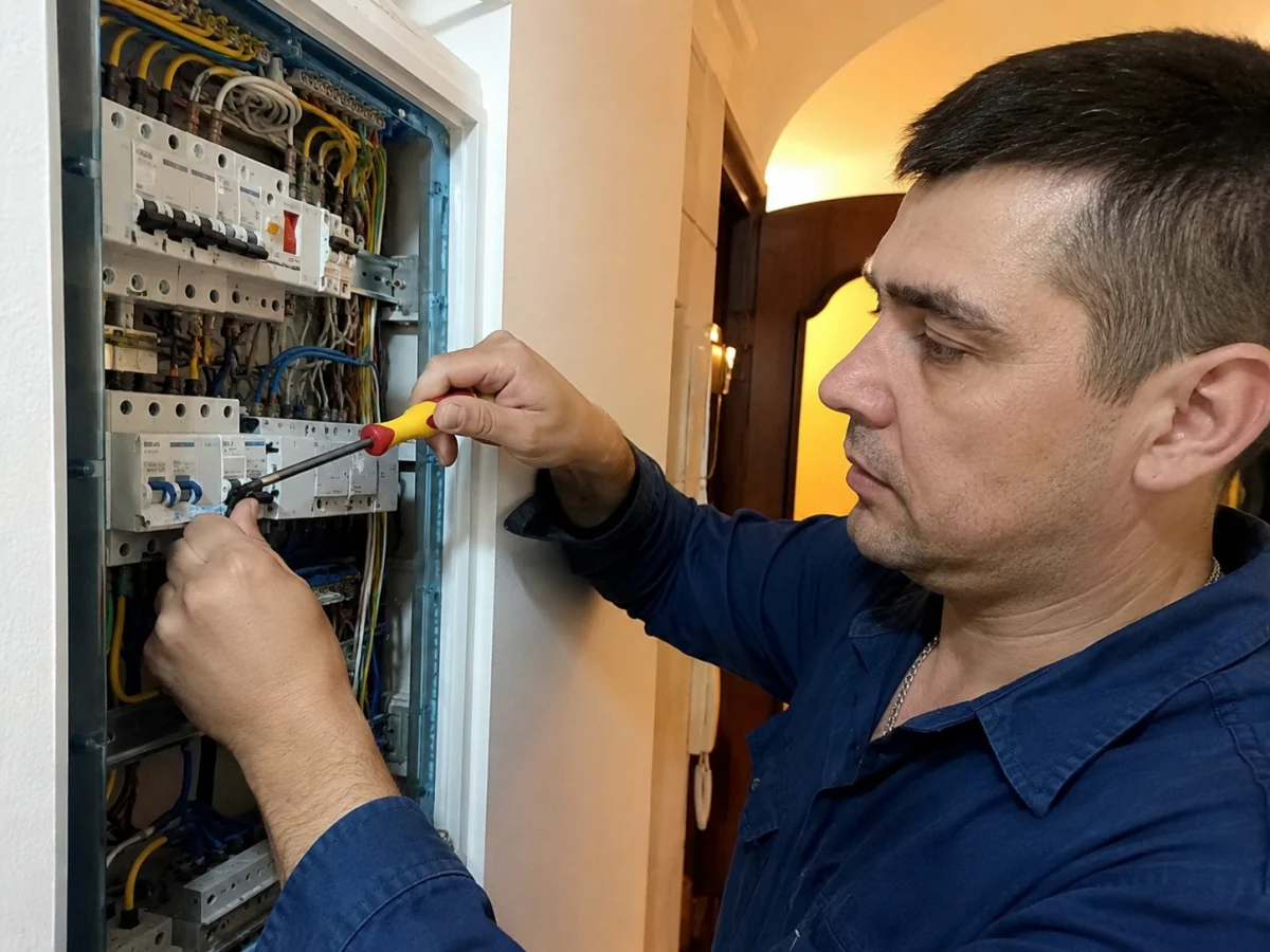 Установка УЗО — работа мастера